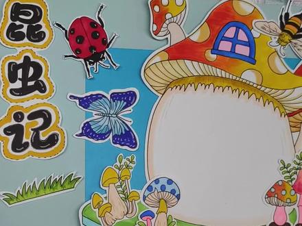 昆虫记立体手抄报完成啦