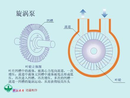 化工设备原理动画-旋涡泵