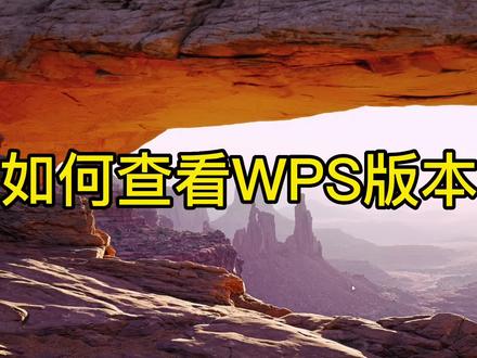 如何查看WPS版本?#wps表格入门基础教程 #电脑入门零基础教程