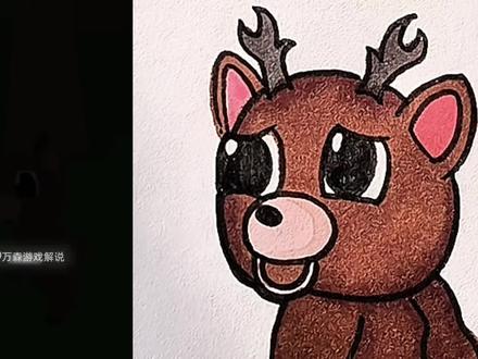 寻找爸爸的小鹿。 #简笔画