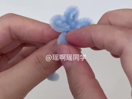 绣球手捧花教程 #扭扭棒手工 #扭扭棒花束 #扭扭棒教程