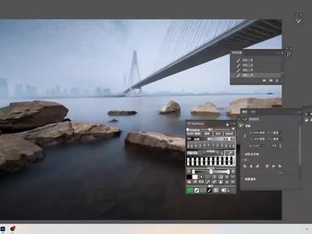 27长江大桥从画雾到出片全过程#抖音摄影美学大赏
