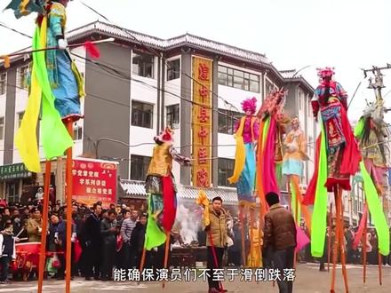 #非遗文化传承 纪念多年未出的湟中鲁沙尔社火.