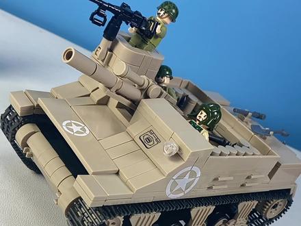 全冠积木系列m7b1牧师式自行火炮