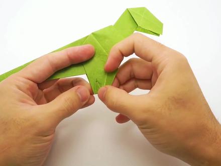 教你一张纸折霸王龙,步骤不难很好学,赶快抓紧收藏吧!