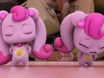 爱心萌可右边才是真的