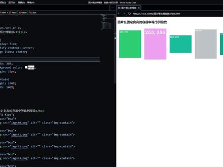 一行CSS实现图片等比例缩放#html #web前端