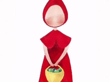 不需要技法,就能画出萌萌的小红帽~#我是绘客 #充能计划 #画 @抖音小助手