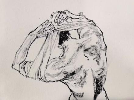 挑战不打草稿画速写!从手开始画!!!#画画教程 #绘画教程 #速写 #速写人物 #速写教学