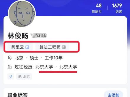千问林俊旸离职后:技术团队在脉脉被疯抢? #阿里 #千问 #互联网大厂#跳槽 #职场