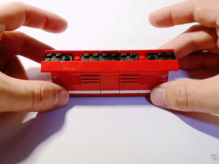 乐高颗粒开上铁轨喽,电力机车来了,它是怎么拼出来的呢? #乐高 #乐高moc #电力机车