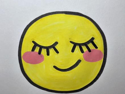 一学就会的害羞表情,你能在表情包里找到它吗#画画 #简笔画 #表情包 #一学就会的简笔画 #一起学画画