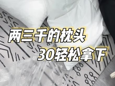 成本几十的枕头居然标价几千块,他们怎么敢的?pdd#枕头 #护颈椎枕头 #好物推荐 #手工diy #精致抠搜