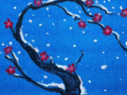 适合冬天绘画的《雪梅》超级简单,一起来画画吧#少儿美术 #创意美术