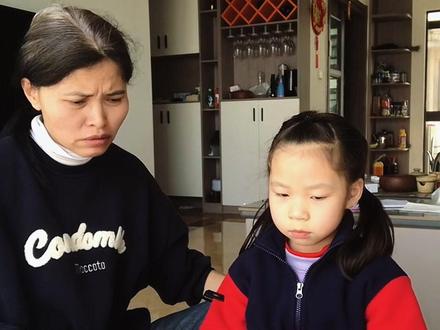 孩子没上学之前我是也是温柔的妈妈#辅导作业被逼疯的家长 #看完不笑算我输 #万万没想到 #意想不到的结局 #蓝的一家