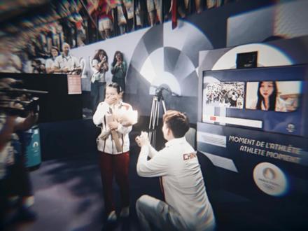 让时间永远定格在这一刻#刘雨辰现场向黄雅琼求婚 #巴黎奥运会