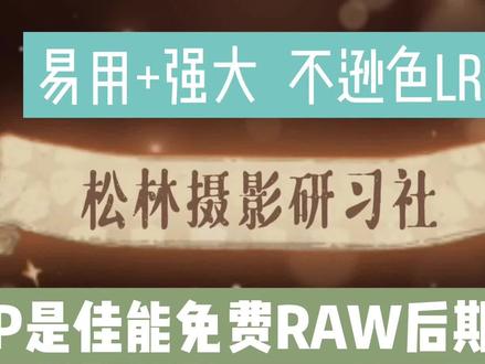 DPP是佳能原厂免费RAW文件后期软件,易用强大,不逊色Lr #佳能 #DPP #佳能相机 #Lr #RAW