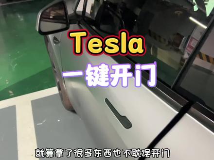 教你们如何轻松弹开你的特斯拉车门!北方车主冬天的福音~#特斯拉 #modely #每天一个用车知识 #天选特斯拉车主 #希望这条视频能帮助到你
