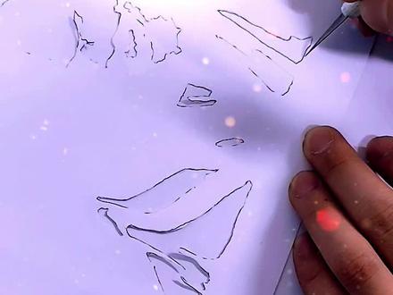 《镖人》人物志,于适饰演的玉面鬼竖太帅了,用纸艺方式表现一下~#镖人 #于适 #玉面鬼竖 #纸艺 #电影镖人二创高手请接镖