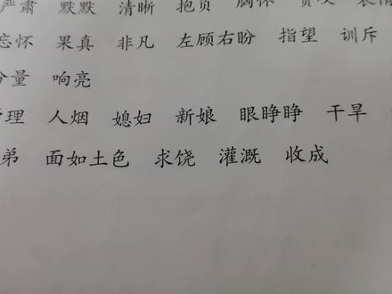 四年级上册语文第26课《西门豹治邺》词语表,生词听写,知识点积累复习#四年级上册语文 #每天学习一点点 #语文 #小学语文 #知识点总结