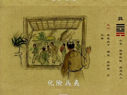 易经六十四卦详解:巽卦! #道教文化 #易经智慧 #六爻