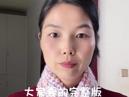 完整版蝴蝶围巾教程#手工编织