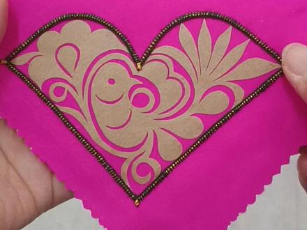 #绣花 绣花想速度快 唯一的办法就是 下针准 拉线快
😁