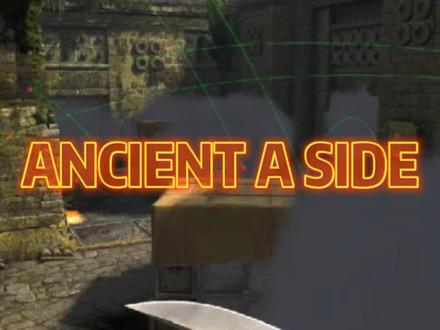 #csgo #csgo教学 ancient远古遗迹①点⑤用,包点左右甜甜圈墓地直架全部拿下,十秒爆弹一次学废