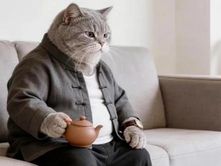 爷爷带孙子做了个亲子鉴定(完整版)#萌宠出道计划 #猫剧 #Ai