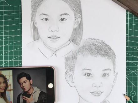 根据周杰伦与昆凌绘制出他们儿女的画像,女儿长得挺像父亲的,儿子你们觉得是更像周杰伦还是更像昆凌呢?#最伟大的作品 #周杰伦 #周杰伦女儿 #昆凌