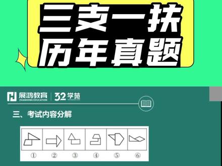 #江西三支一扶 历年真题-图形推理 #三支一扶