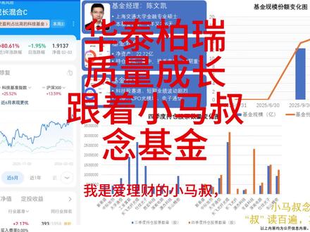 华泰柏瑞质量成长混合基金四季报——跟着小马叔念基金6 所谓“叔”读百遍,其益自现,跟着小马叔念基金,今天来看看CPO光模块基金——华泰柏瑞质量成长混合的四季报怎么说!#CPO基金
