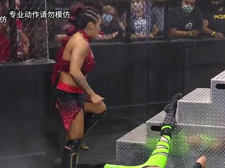 美国选手挑衅殴打李霞,李霞霸气复仇将其暴揍ko #摔角 #格斗