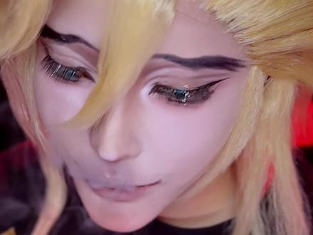 童磨详细眼妆妆教来了 磨磨头眼妆妆教终于生出来了,依旧干货满满大家记得💗⭐️,下期想看什么记得告诉我,主打一个听劝#热门cos妆教程 #cos妆教 #童磨cos #鬼灭之刃 #二次元