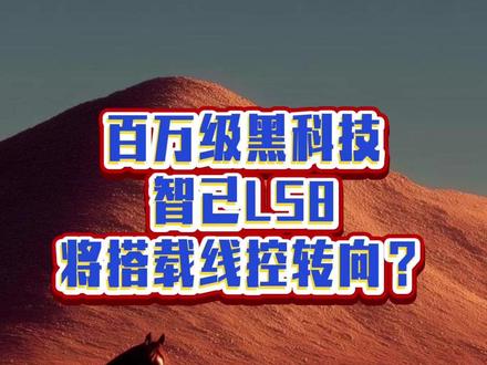 30万级智己LS8配百万级线控转向 #智己LS8或搭载线控底盘 #LS9同源灵蜥线控下放LS8 #智己LS8