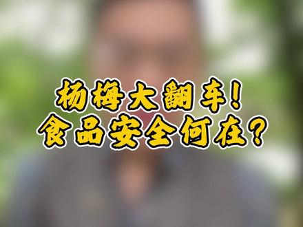 杨梅大翻车!食品安全的底线到底怎么办? #杨梅 #福建漳州 #食品安全