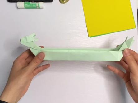 上一条视频说太快了看不清的家人们,赛龙舟之龙舟篇保姆级教程来咯~#手工 #折纸 #端午 #端午节手工