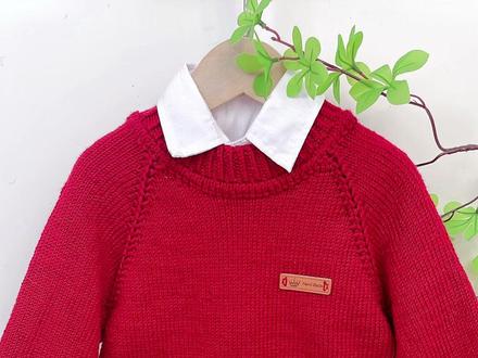 套头毛衣教程一 #手工衣服编织教程 #手艺人在抖音 #手工毛线编织