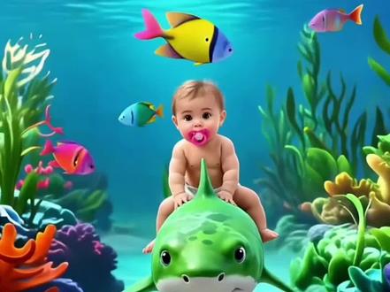 《鲨鱼宝宝》简单易学,宝宝启蒙热门歌曲。#早教动画 #0到3岁早教启蒙动画片推荐 #启蒙早教 #0到3岁早教儿歌