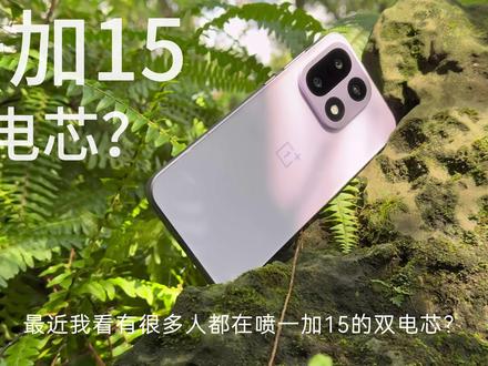 还有人喷一加15的双电芯? #一加15 #双电芯