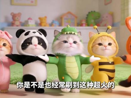 1分钟教程带你学会,抖音很火的小猫热舞 #AI #AIGC #AI动漫 #AI绘画 #AI教程