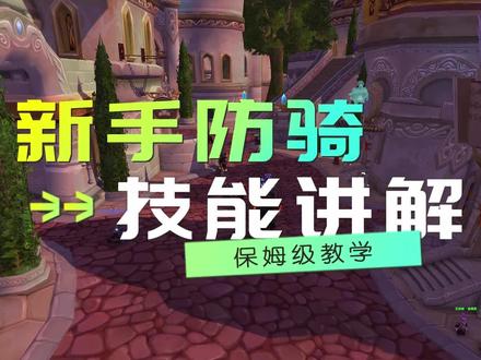 新手防骑技能讲解#魔兽世界 #巫妖王之怒 #游戏日常