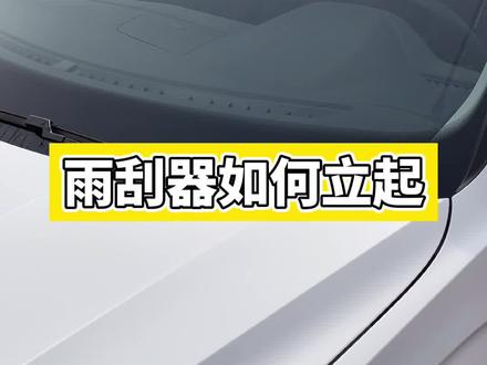 大众雨刮器如何竖起来,冬季停车要这样做#懂车小知识