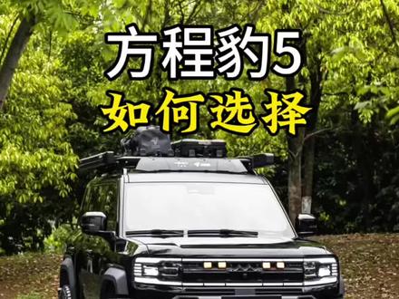 方程豹豹5应该选哪个版本,云辇应不应该上,智驾怎么选!#方程豹豹5#选车指南#说车聊车