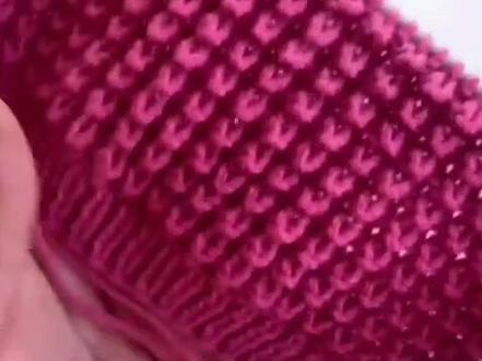 简单的玉米针花样编织教程,适合新手学编织#爱生活爱编织 #编织教程