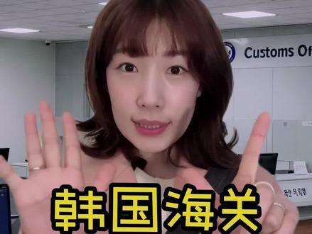 一分钟看懂韩国海关入境韩语#韩语 #韩语学习 #韩国旅游