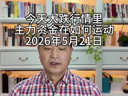 今天大跌行情里主力资金在如何运动
