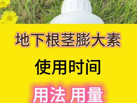 地下根茎膨大素的使用时间及用法用量#红薯种植 #土豆种植 #红薯高产种植 #抖音助农 #分享农业知识帮农民增产增收