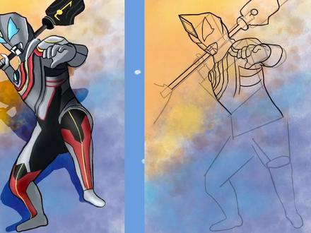 捷德终极形态#捷德奥特曼 #画画 #画奥特曼