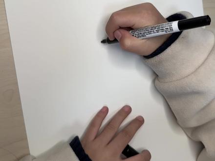 九尾狐简笔画,打卡第七天#每日一画 #绘画过程分享